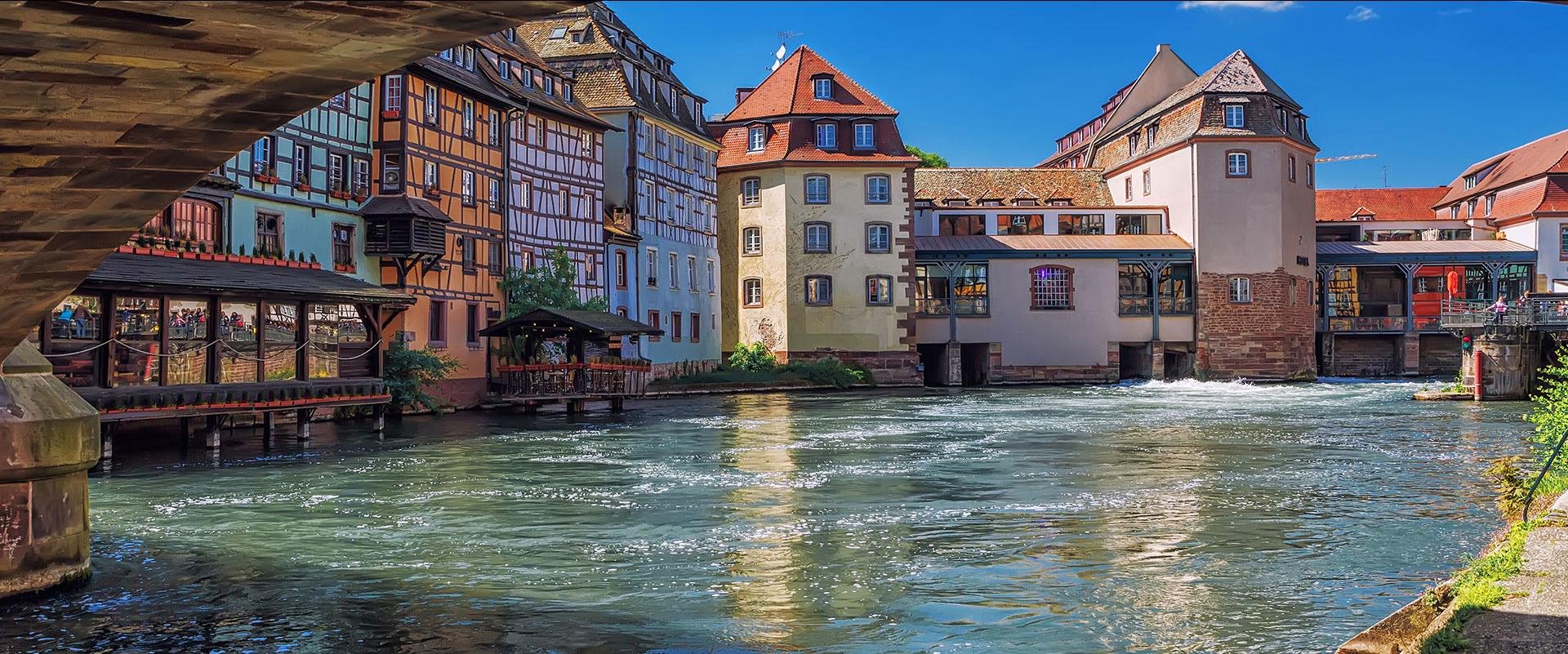 Strasbourg. District "little France" France.Europe. 